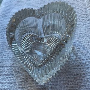 Crystal Heart Trinket Dish